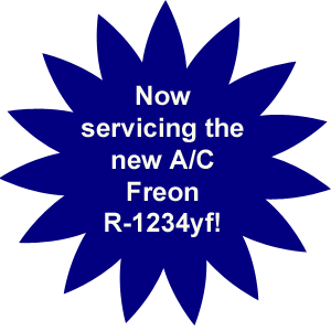 Now servicing the New A/c  Freon Yf12134a